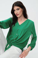 Joseph Ribkoff Foliage Blouse Style 231144