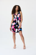 Joseph Ribkoff Black/Multi Dress Style 231176