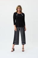 Joseph Ribkoff Black/Vanilla Top Style 231189