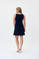 Joseph Ribkoff Midnight Blue/Vanilla Dress Style 231193