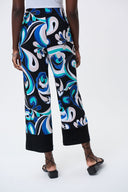 Joseph Ribkoff Black/Multi Pants Style 231224