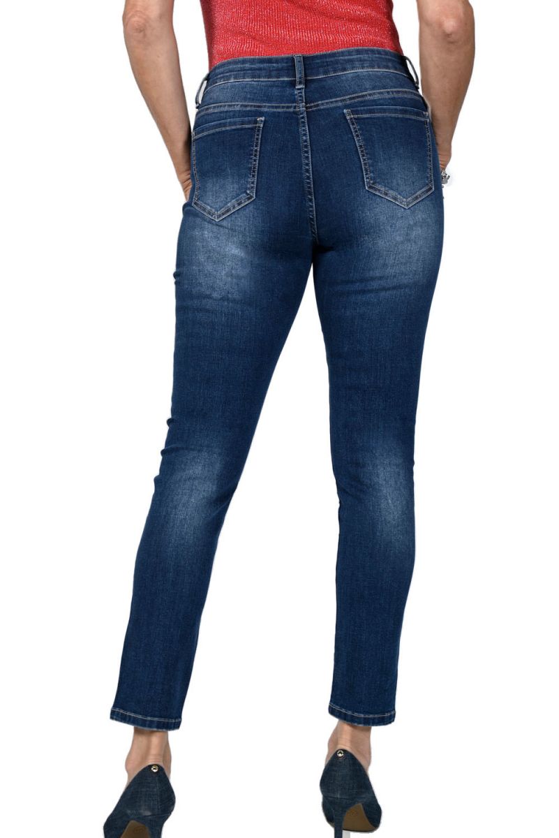 Frank Lyman Blue Denim Jean Pants Style 231730U