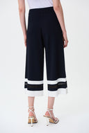 Joseph Ribkoff Midnight Blue/Vanilla Pants Style 231938