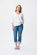 Joseph Ribkoff Vanilla Top Style 231944