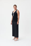 Joseph Ribkoff Black/Vanilla Top Style 232011