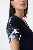 Joseph Ribkoff Midnight Blue/Vanilla Top Style 232054