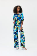 Joseph Ribkoff Black/Multi Pants Style 232082