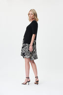 Joseph Ribkoff Black/Moonstone Two-Piece Cocoon Dress Style 232112