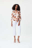 Joseph Ribkoff Vanilla/Multi Blouse Style 232218