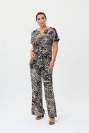 Joseph Ribkoff Black/Multi Pants Style 232253