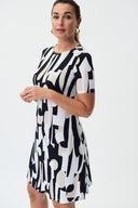 Joseph Ribkoff Vanilla/Multi Dress Style 232270