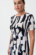 Joseph Ribkoff Vanilla/Multi Dress Style 232270