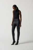 Joseph Ribkoff Black Slim Fit Pants with Rivet Detail Style 233067