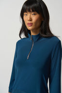 Joseph Ribkoff Nightfall Half-Zip Cocoon Dress Style 233074