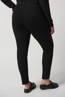 Joseph Ribkoff Black Ponte de Roma Slim-Fit Pants Style 233089