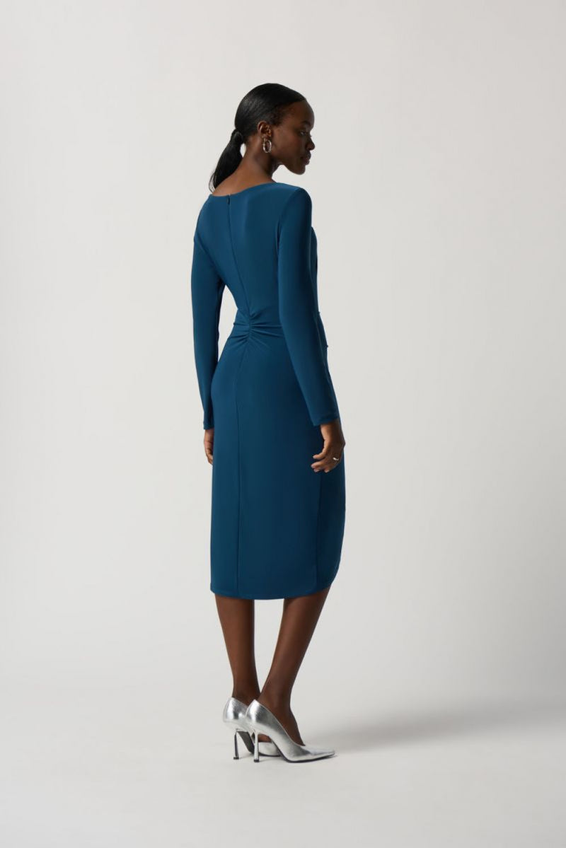 Joseph Ribkoff Nightfall Long-Sleeve Sheath Dress Style 233131 – Luxetire