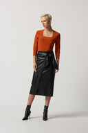 Joseph Ribkoff Tandoori Square Neck Top Style 233185