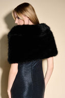 Joseph Ribkoff Faux Fur Cape Style 233796