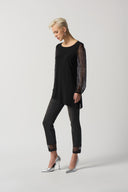 Joseph Ribkoff Charcoal Grey Classic Slim-Fit Jeans Style 233933