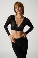 Joseph Ribkoff Black Shadow Sleeves Style 233977