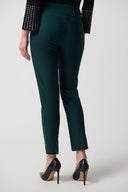 Joseph Ribkoff Alpine Green Pull-On-Pant With Rhinestone Detail Style 234072