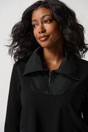 Joseph Ribkoff Black Tunic with Pockets Style 234184