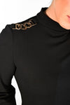 Frank Lyman Black Bell Sleeve Top Style 234223