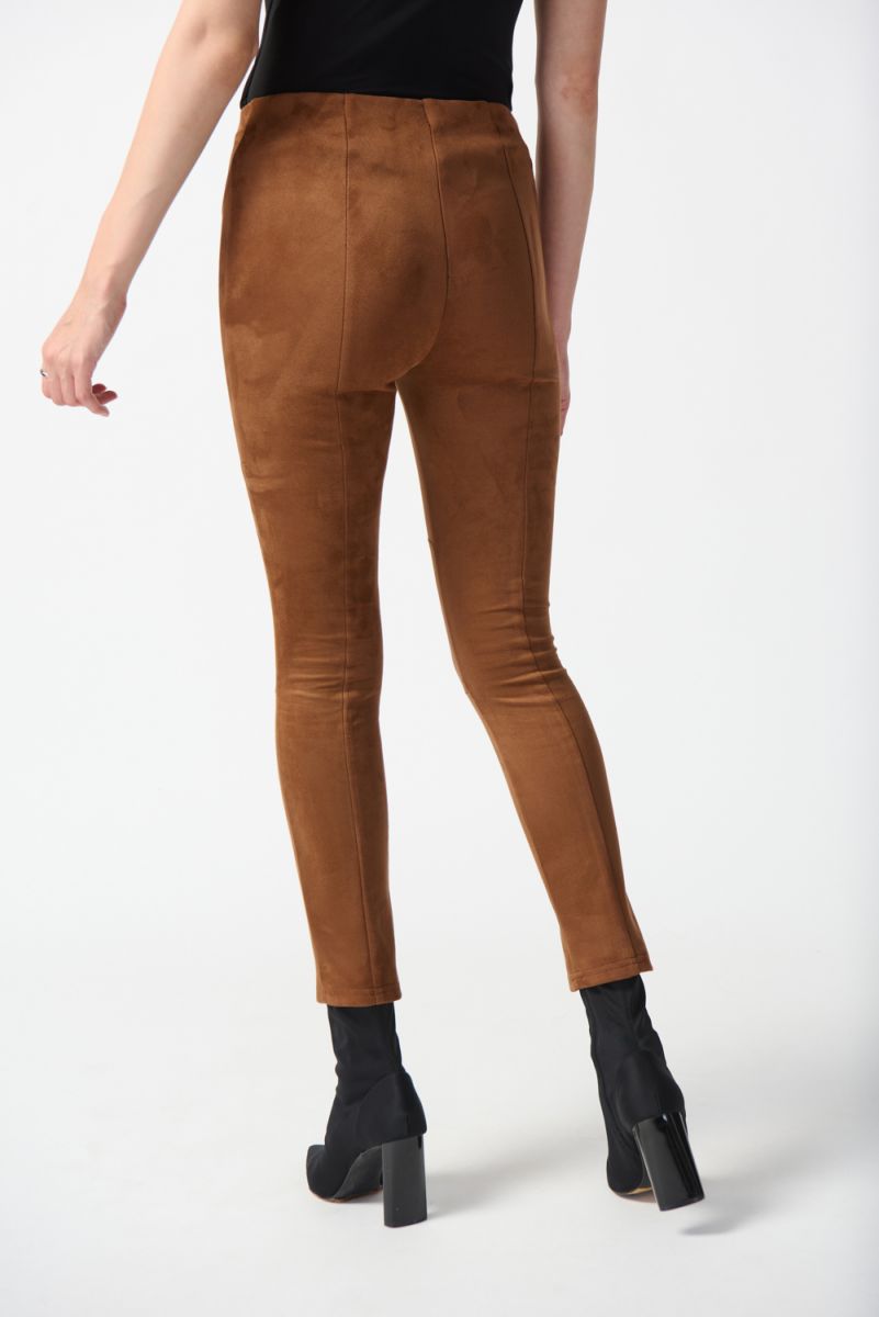 Joseph Ribkoff Toffee Leggings With Knee Cuts Style 234234