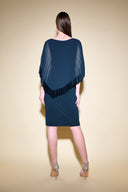 Joseph Ribkoff Midnight Blue Sheath Dress Style 234705