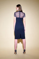 Joseph Ribkoff Midnight Blue Sheath Dress Style 234715