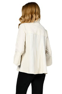 Frank Lyman Cream Woven Jacket Style 238272