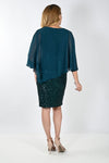 Frank Lyman Emerald Woven Dress Style 239256