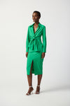 Joseph Ribkoff Island Green Straight Skirt Style 241064