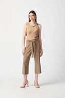 Joseph Ribkoff Tiger's Eye Pull-On Culotte Pants Style 241071