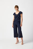 Joseph Ribkoff Midnight Blue Culotte Pants Style 241073