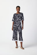 Joseph Ribkoff Midnight Blue/Vanilla Top Style 241123