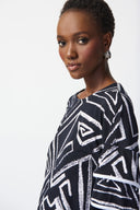 Joseph Ribkoff Midnight Blue/Vanilla Top Style 241123