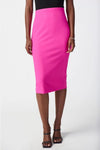 Joseph Ribkoff Ultra Pink Lux Twill Pull On Skirt Style 241230