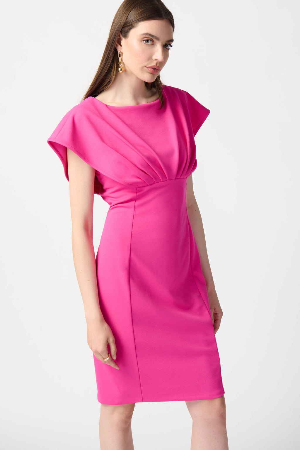 Joseph Ribkoff Ultra Pink Sheath Dress Style 241233