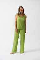 Joseph Ribkoff Greenery Silky Knit Sleeveless Top Style 241239