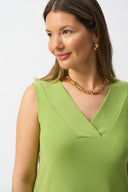 Joseph Ribkoff Greenery Silky Knit Sleeveless Top Style 241239