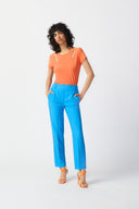 Joseph Ribkoff Mandarin Cutout Top Style 241245