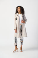 Joseph Ribkoff Vanilla/Multi Cropped Pants Style 241265