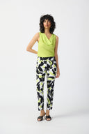 Joseph Ribkoff Vanilla/Multi Pull-On Pants Style 241266
