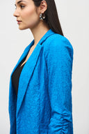 Joseph Ribkoff French Blue Boxy Blazer Style 242034