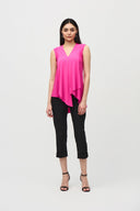 Joseph Ribkoff Black Cropped Pants Style 242054