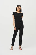 Joseph Ribkoff Black Asymmetrical Top Style 242084