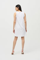 Joseph Ribkoff Vanilla Sleeveless Straight Dress Style 242115