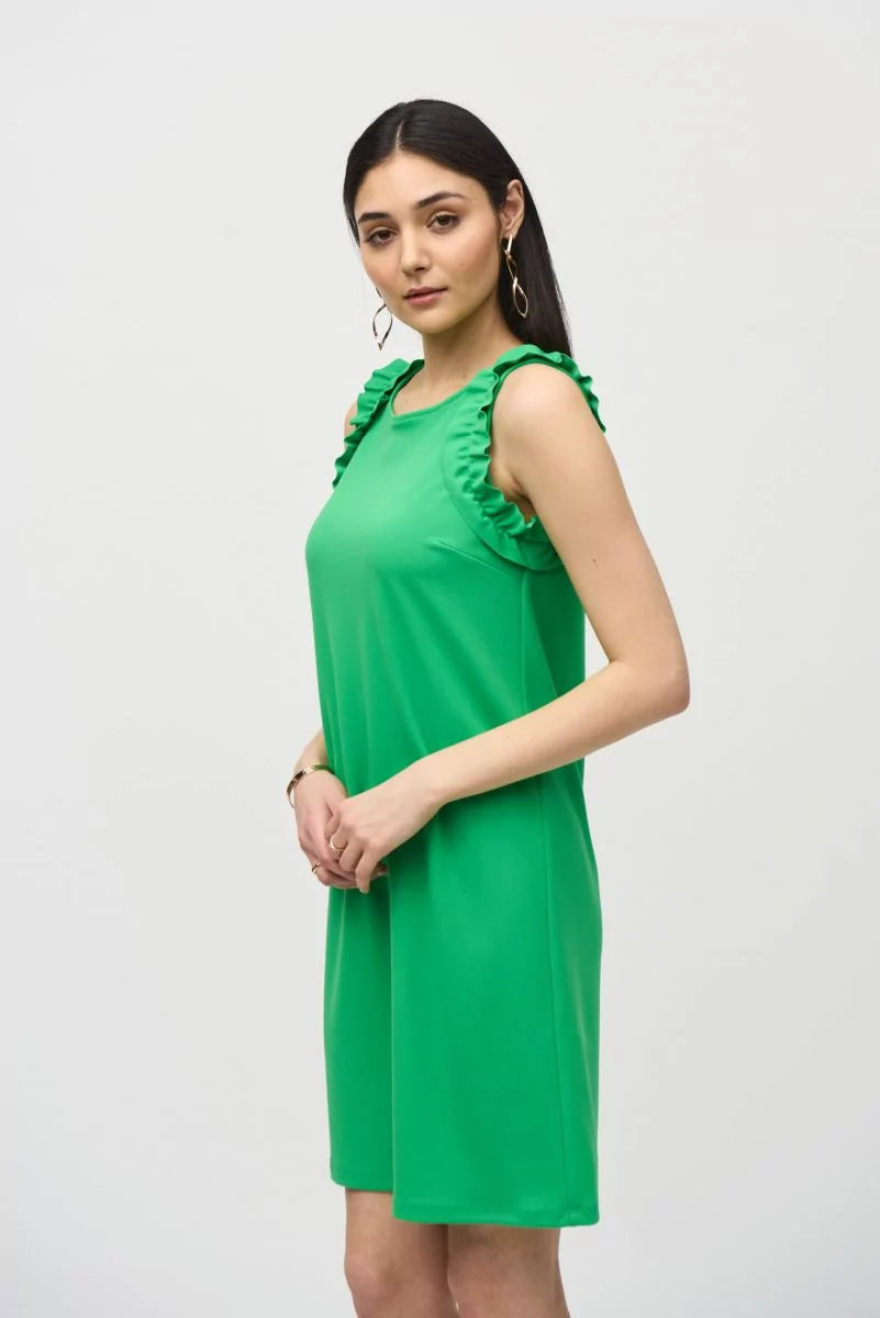 Joseph Ribkoff Island Green Sleeveless Straight Dress Style 242115