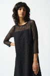 Joseph Ribkoff Black Handkerchief Dress Style 242117